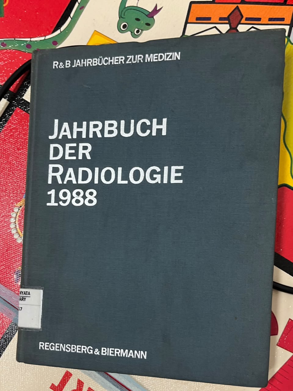 Jahrbuch der Radiologie 1988